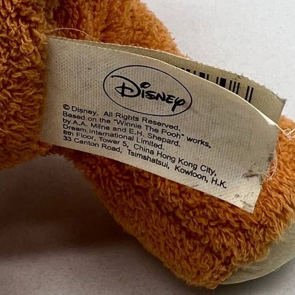 Disney My First Tigger Baby Toy Rattle Holding‎ Teddy Bear 9" Vintage - Picture 4 of 4